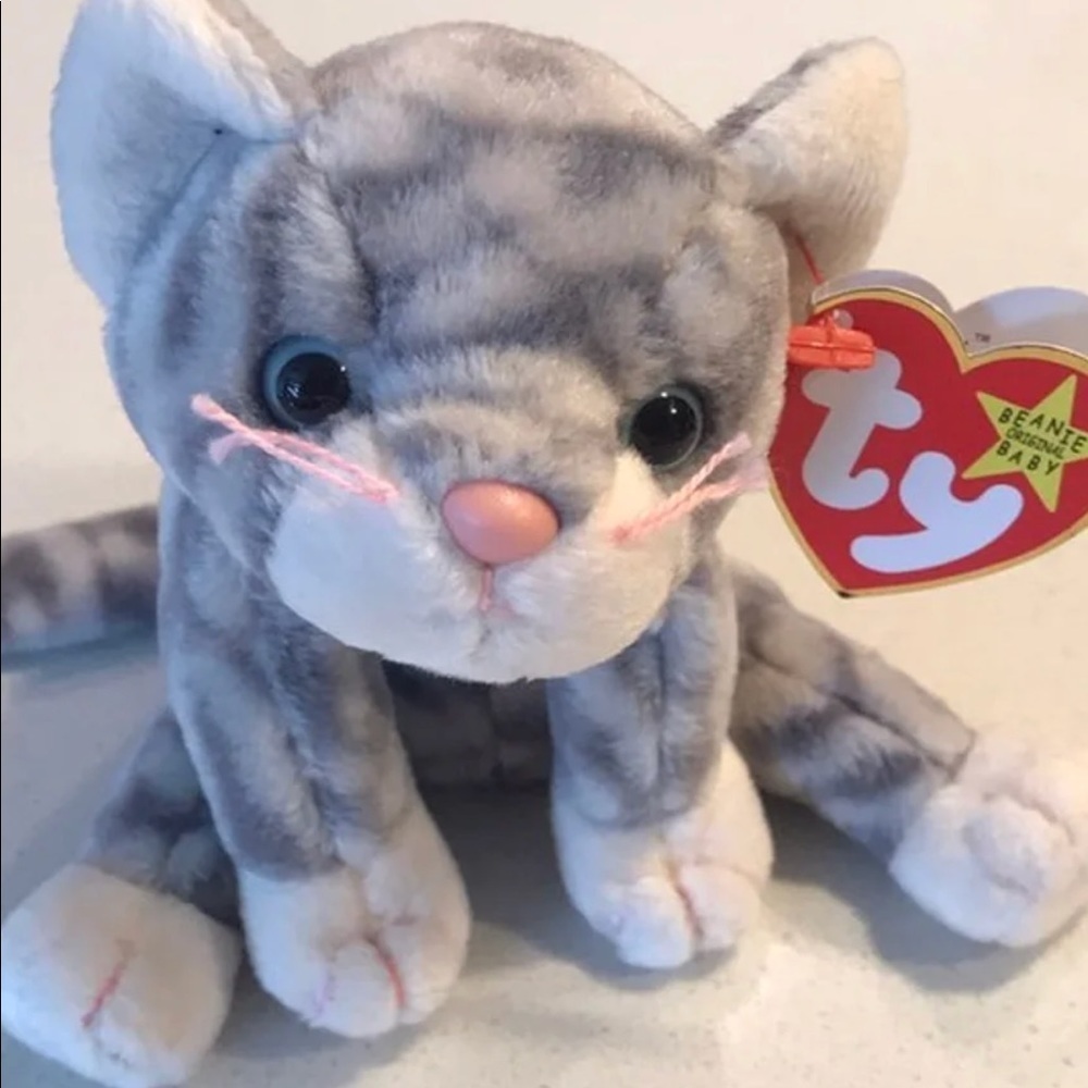 Retired 1997 Original Ty Beanie Babies Cats Bundle